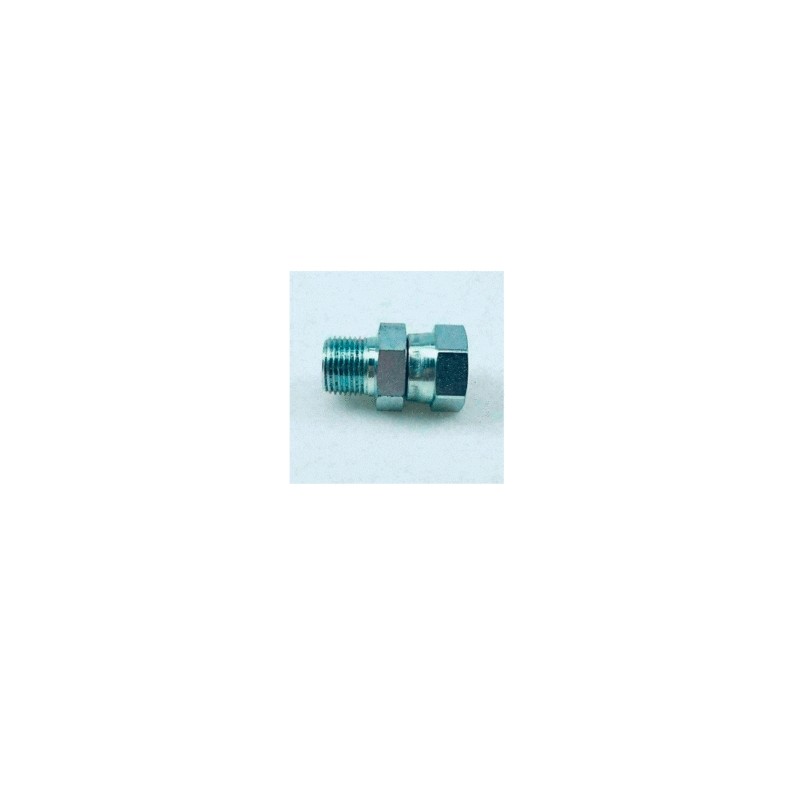 Conexion Giratoria, lado B; 1/8 npt (m) x No. 6 JIC (f); para colector de 2 mangueras